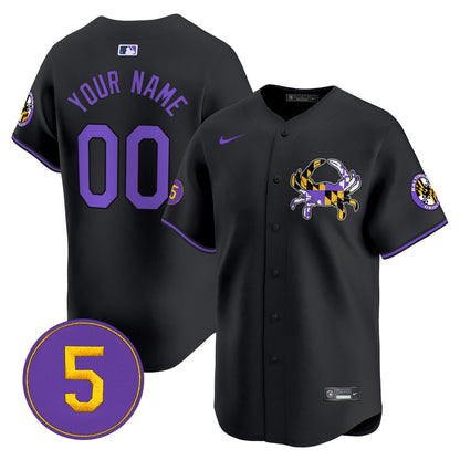 Baltimore Orioles Purple Vapor Premier Limited Custom Jersey - All Stitched