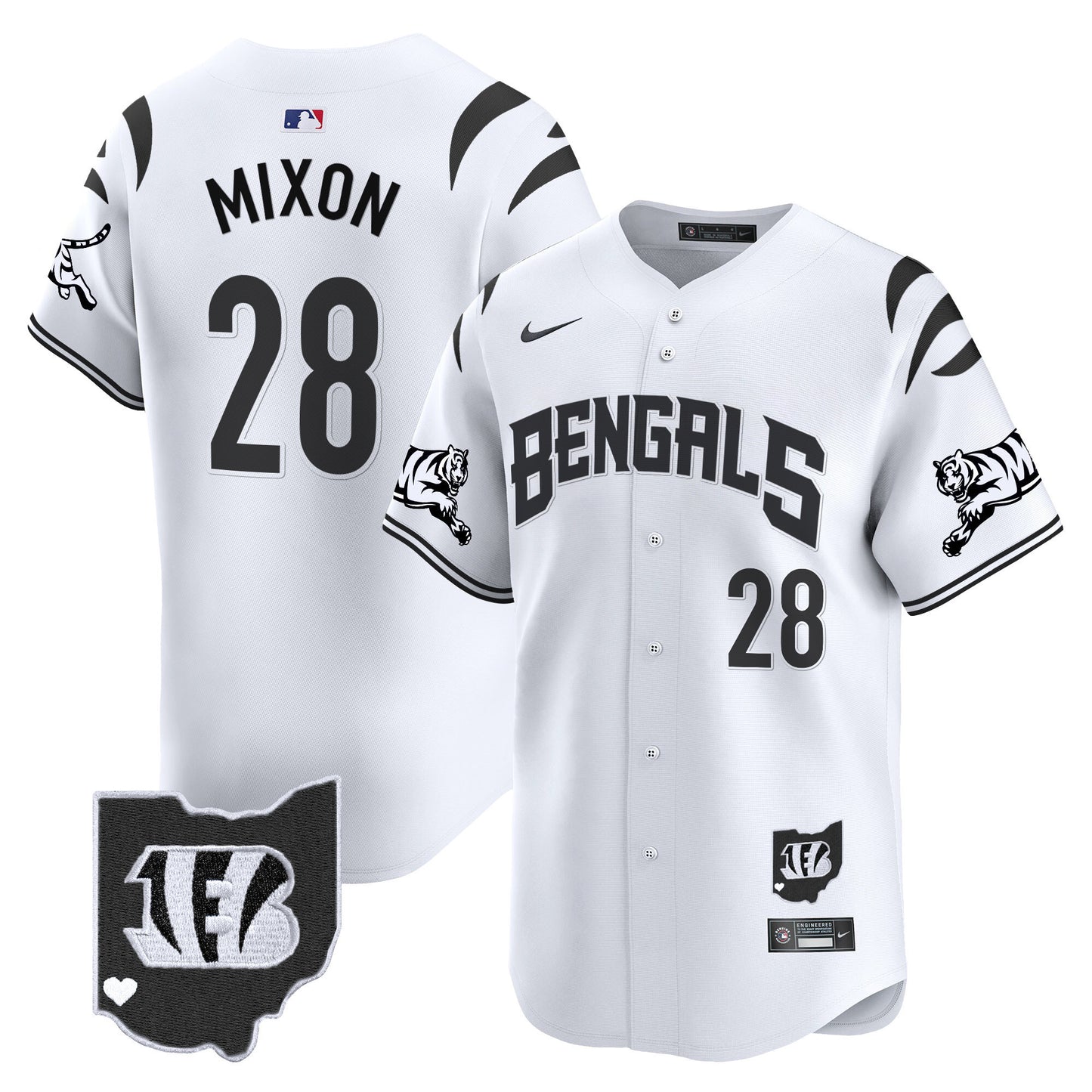 Bengals Vapor Premier Limited Jersey - All Stitched