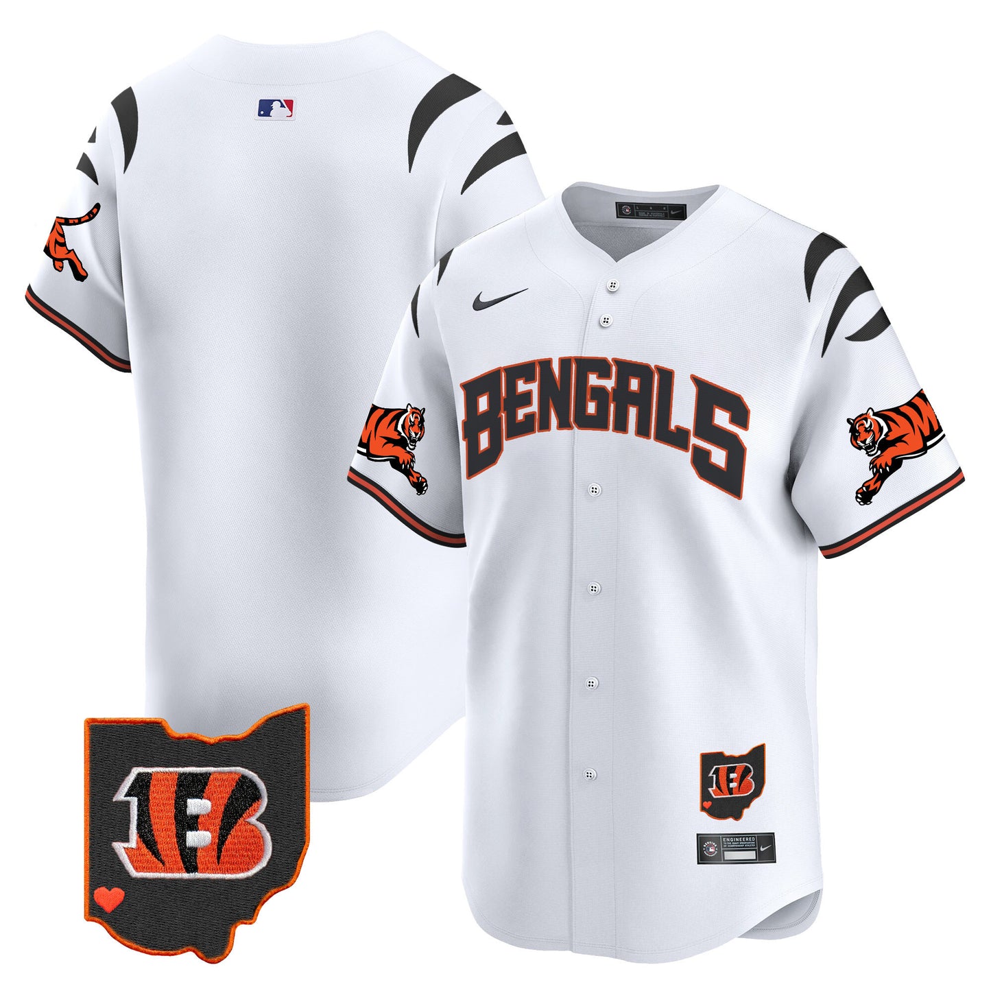 Bengals Vapor Premier Limited Jersey - All Stitched