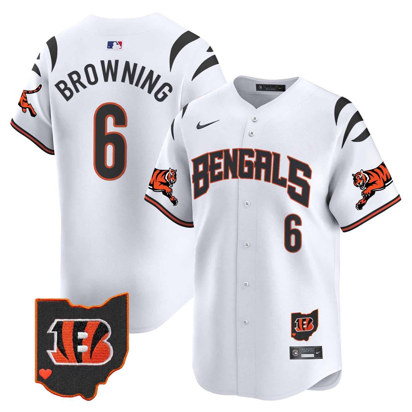 Bengals Vapor Premier Limited Jersey - All Stitched