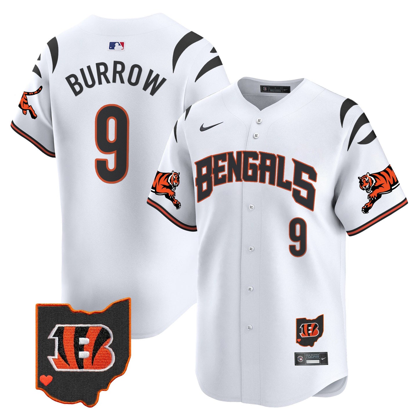 Bengals Vapor Premier Limited Jersey - All Stitched