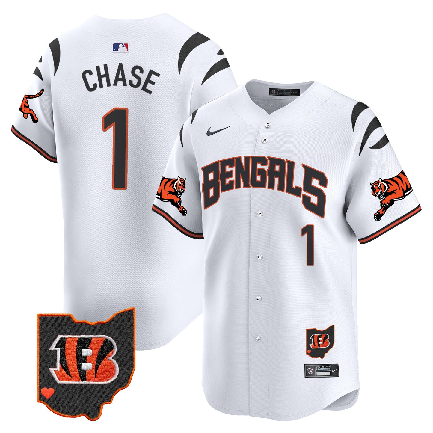 Bengals Vapor Premier Limited Jersey - All Stitched