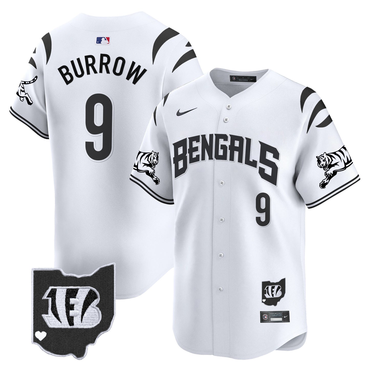 Bengals Vapor Premier Limited Jersey - All Stitched