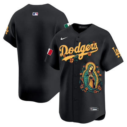 Dodgers Mexico Guadalupe Vapor Premier Limited Jersey - Printed