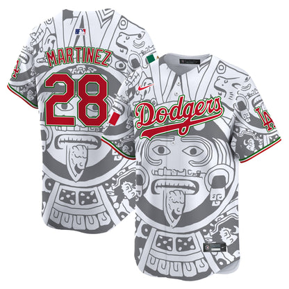 Dodgers Aztec Mexico Vapor Premier Limited Jersey - Printed