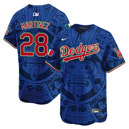 Dodgers Aztec Mexico Vapor Premier Limited Jersey - Printed