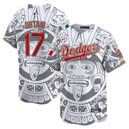 Dodgers Aztec Mexico Vapor Premier Limited Jersey - Printed