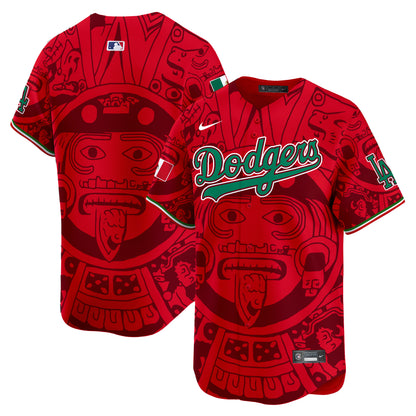 Dodgers Aztec Mexico Vapor Premier Limited Jersey - Printed