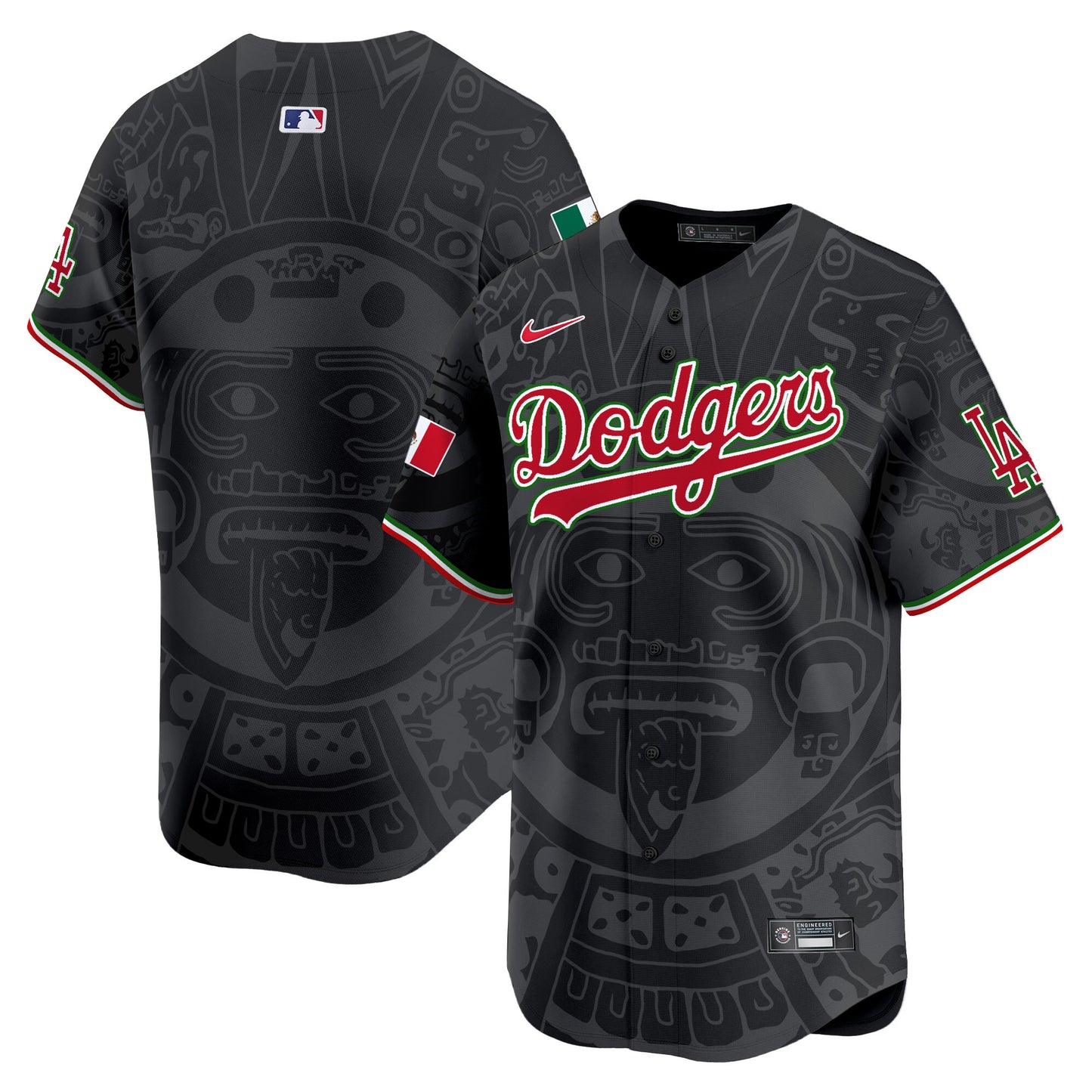 Dodgers Aztec Mexico Vapor Premier Limited Jersey - Printed