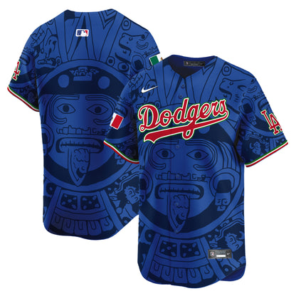 Dodgers Aztec Mexico Vapor Premier Limited Jersey - Printed