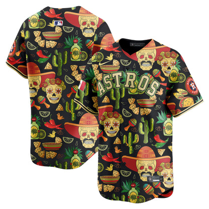 Astros Mexico Cinco De Mayo Vapor Premier Limited Jersey - Printed