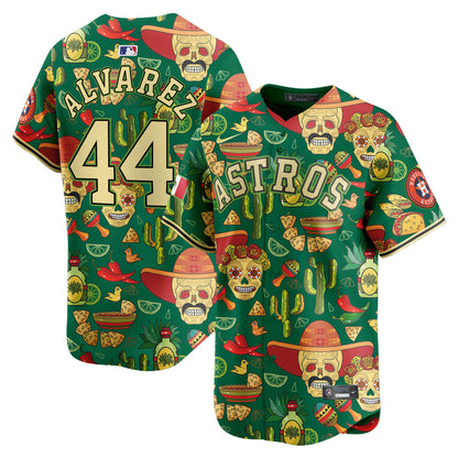 Astros Mexico Cinco De Mayo Vapor Premier Limited Jersey - Printed