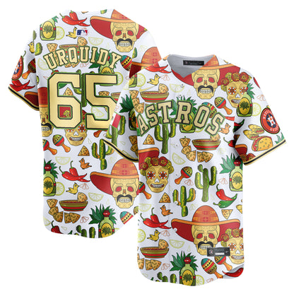 Astros Mexico Cinco De Mayo Vapor Premier Limited Jersey - Printed