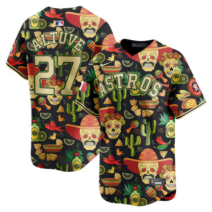 Astros Mexico Cinco De Mayo Vapor Premier Limited Jersey - Printed