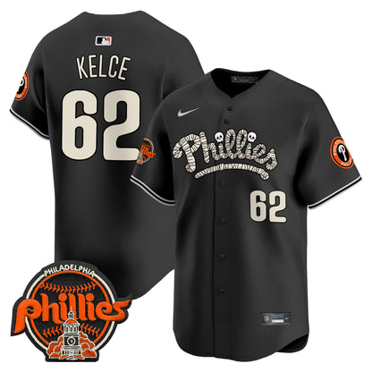 Phillies Halloween Vapor Premier Limited Jersey - All Stitched