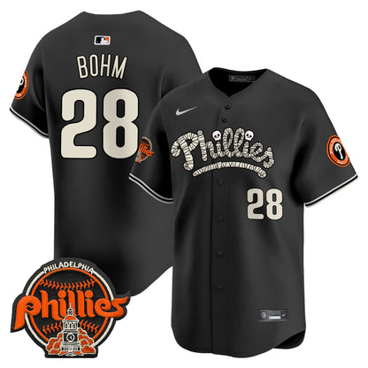 Phillies Halloween Vapor Premier Limited Jersey - All Stitched