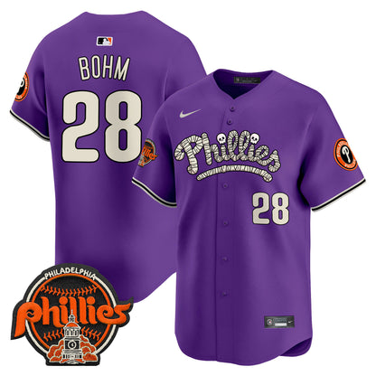 Phillies Halloween Vapor Premier Limited Jersey - All Stitched