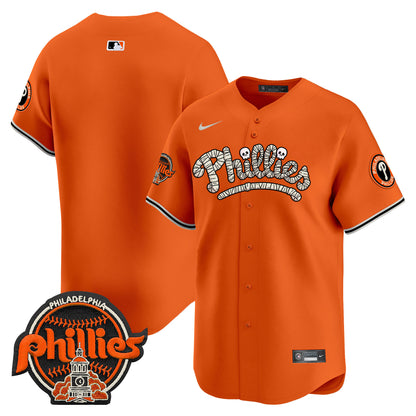 Phillies Halloween Vapor Premier Limited Jersey - All Stitched