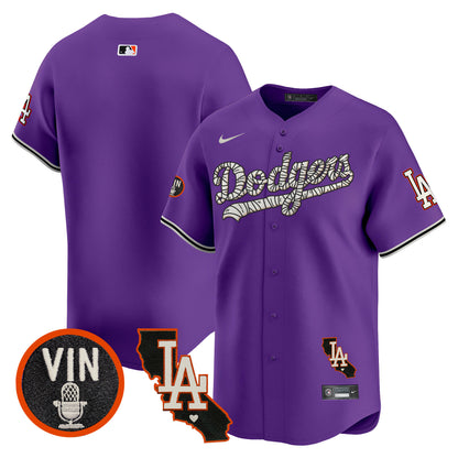 Dodgers Halloween Vapor Premier Limited Jersey - All Stitched