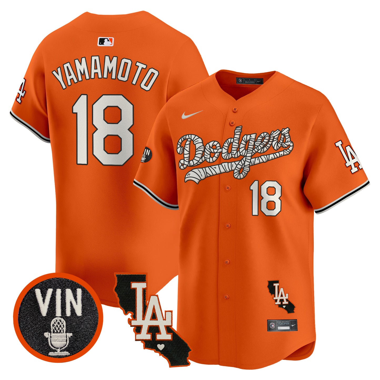 Dodgers Halloween Vapor Premier Limited Jersey - All Stitched