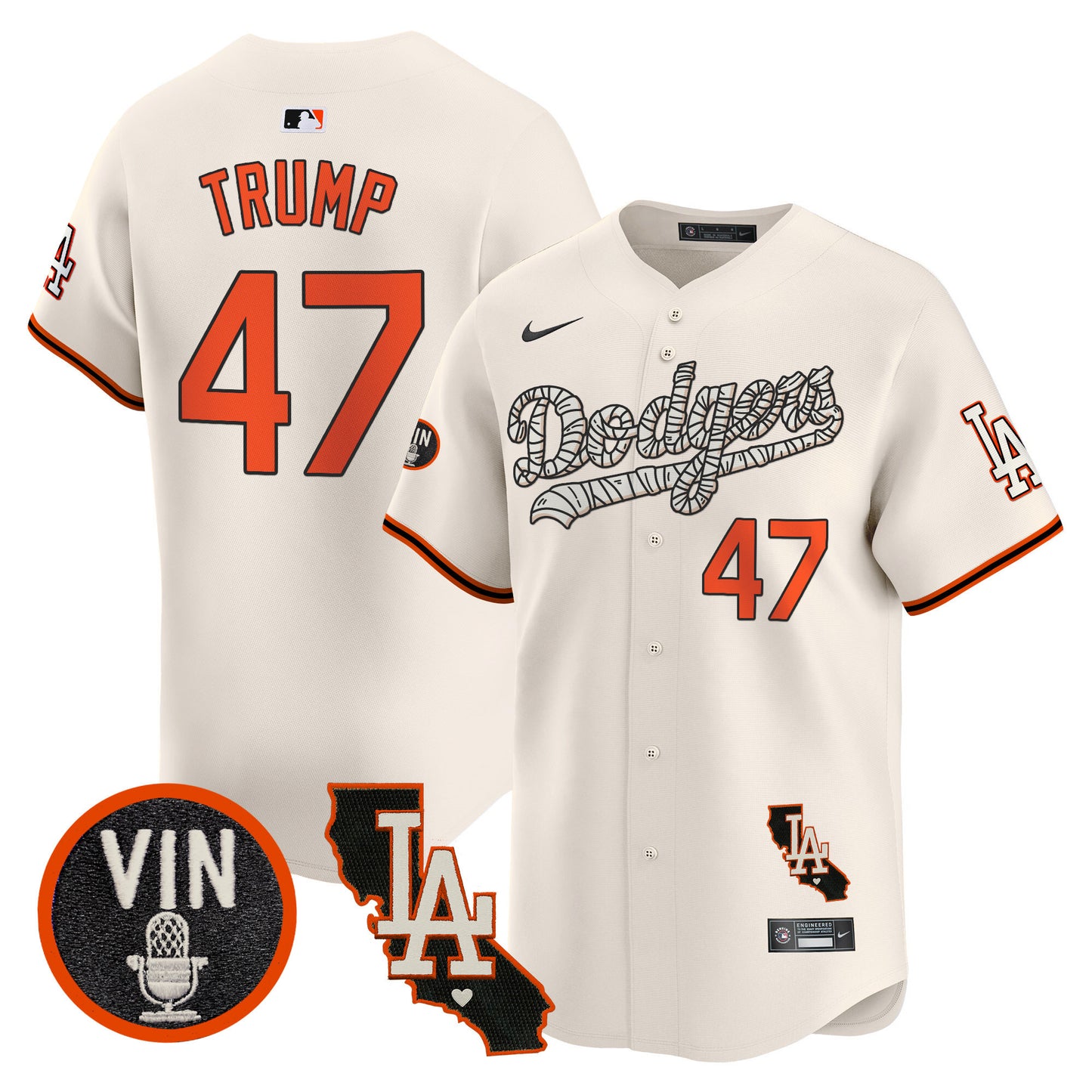 Dodgers Halloween Vapor Premier Limited Jersey - All Stitched