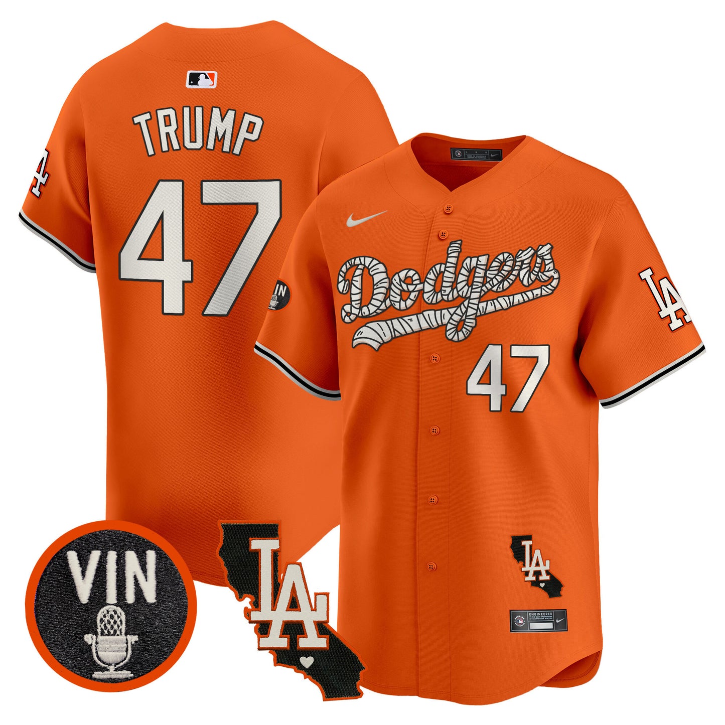 Dodgers Halloween Vapor Premier Limited Jersey - All Stitched