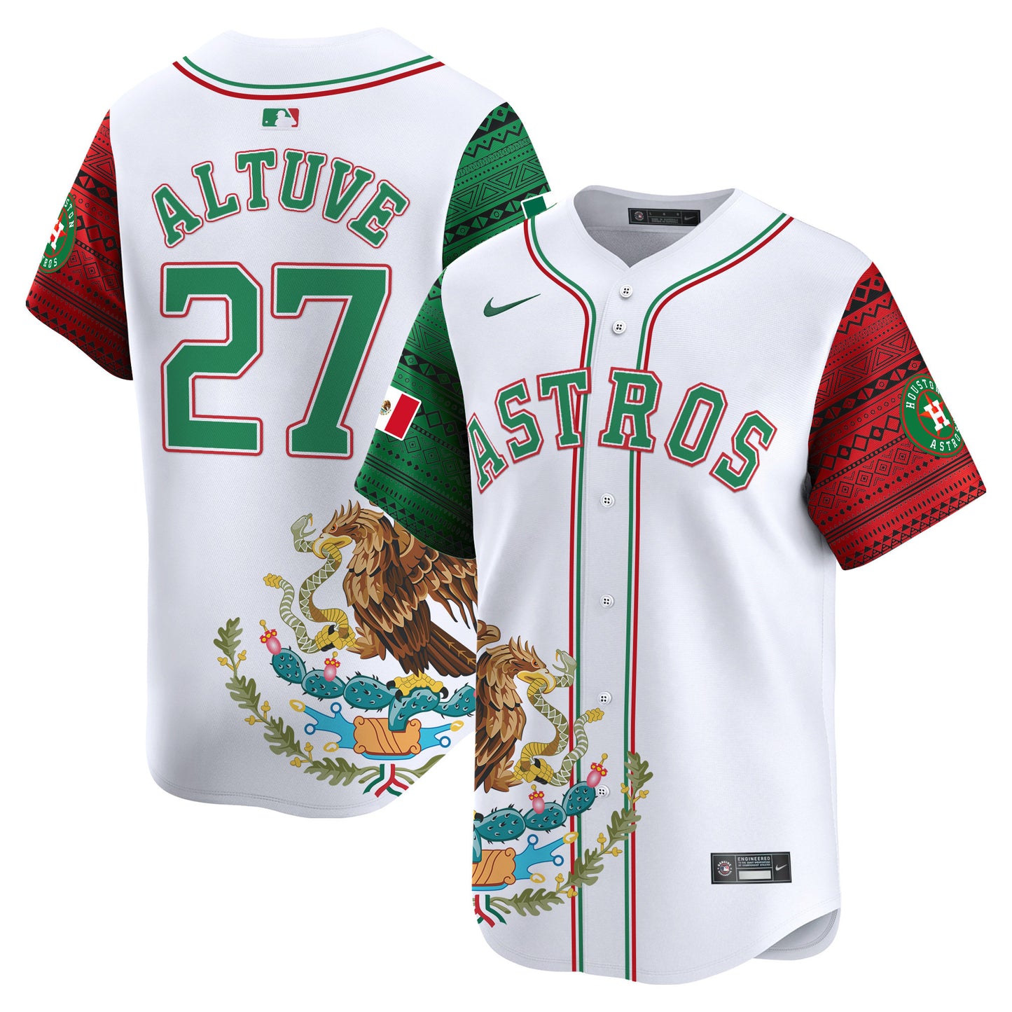 Astros Aztec Mexico Vapor Premier Limited Jersey - Printed