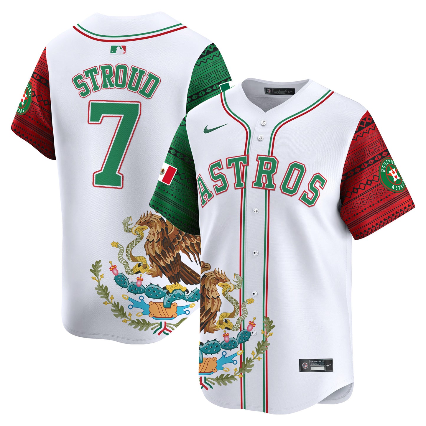 Astros Aztec Mexico Vapor Premier Limited Jersey - Printed