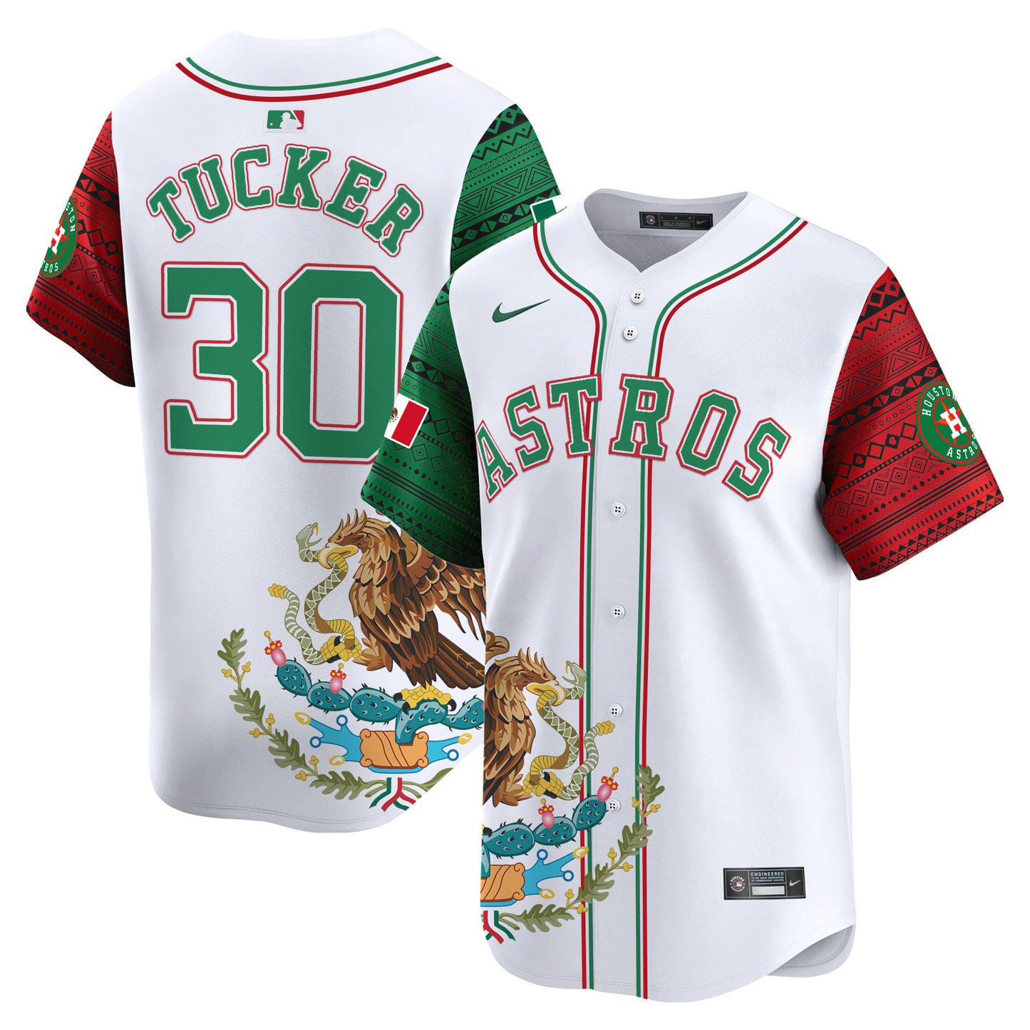 Astros Aztec Mexico Vapor Premier Limited Jersey - Printed