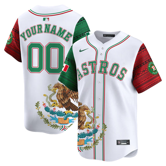 Astros Aztec Mexico Vapor Premier Limited Custom Jersey - Printed