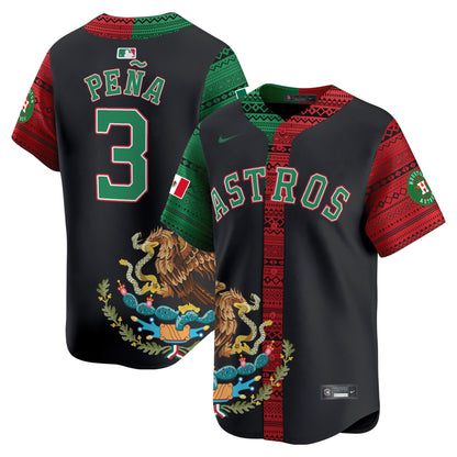 Astros Aztec Mexico Vapor Premier Limited Jersey V2- Printed