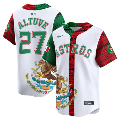 Astros Aztec Mexico Vapor Premier Limited Jersey V2- Printed