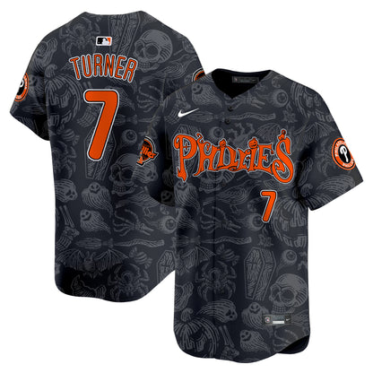 Phillies Halloween Vapor Premier Limited Jersey - Printed