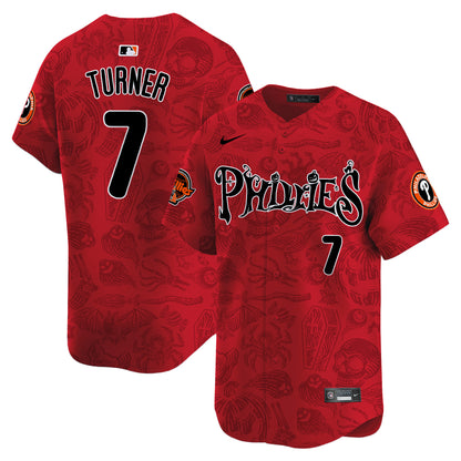 Phillies Halloween Vapor Premier Limited Jersey - Printed