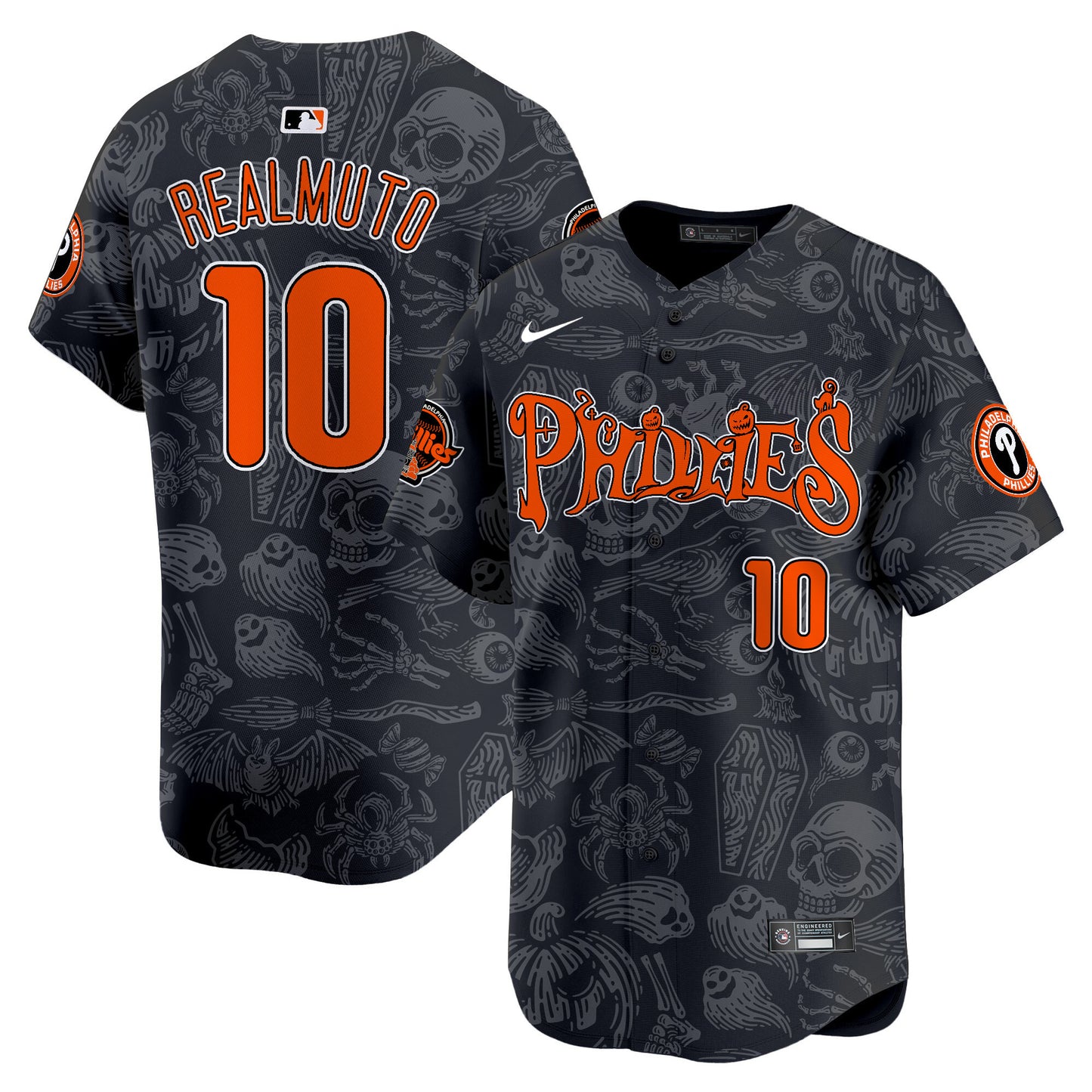 Phillies Halloween Vapor Premier Limited Jersey - Printed