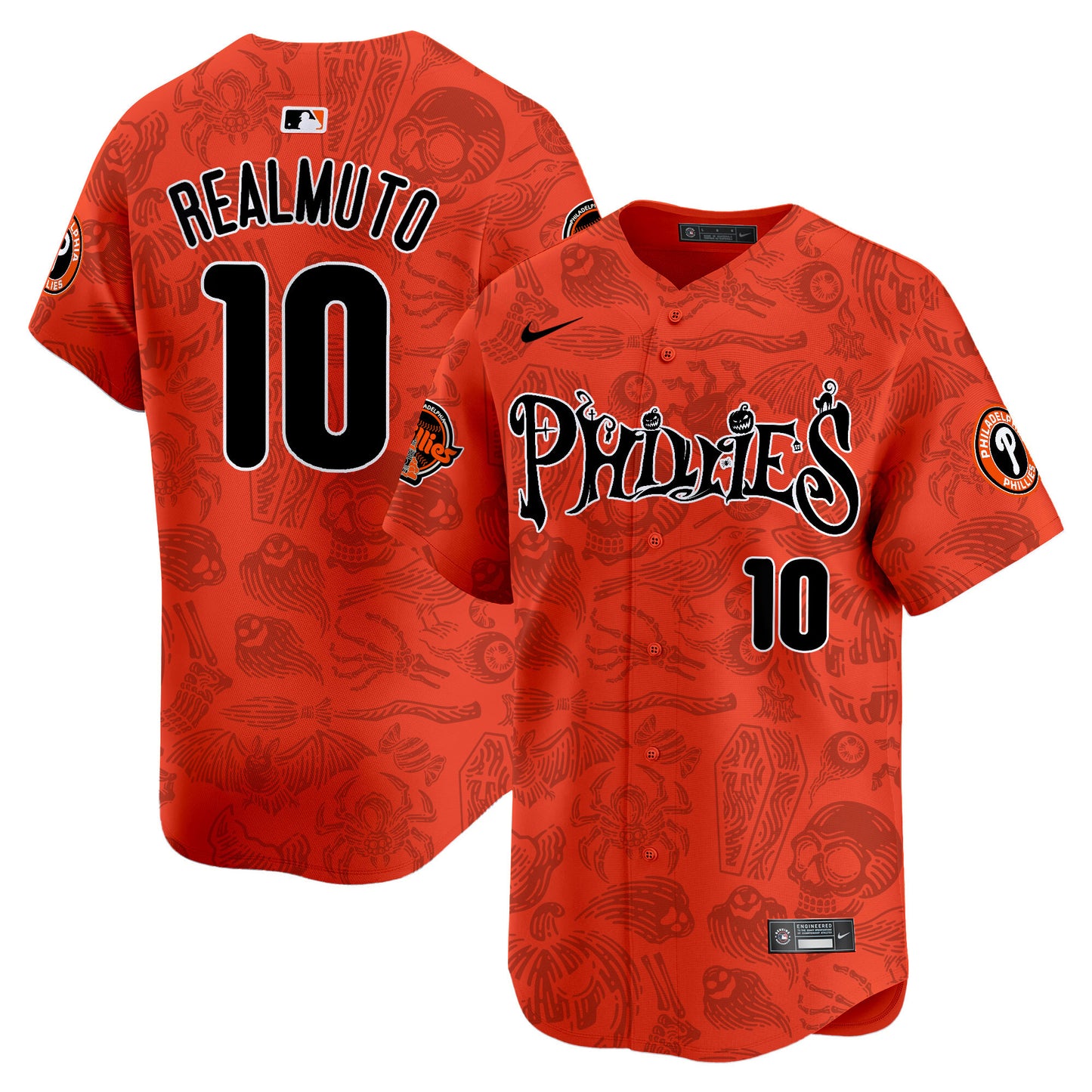 Phillies Halloween Vapor Premier Limited Jersey - Printed