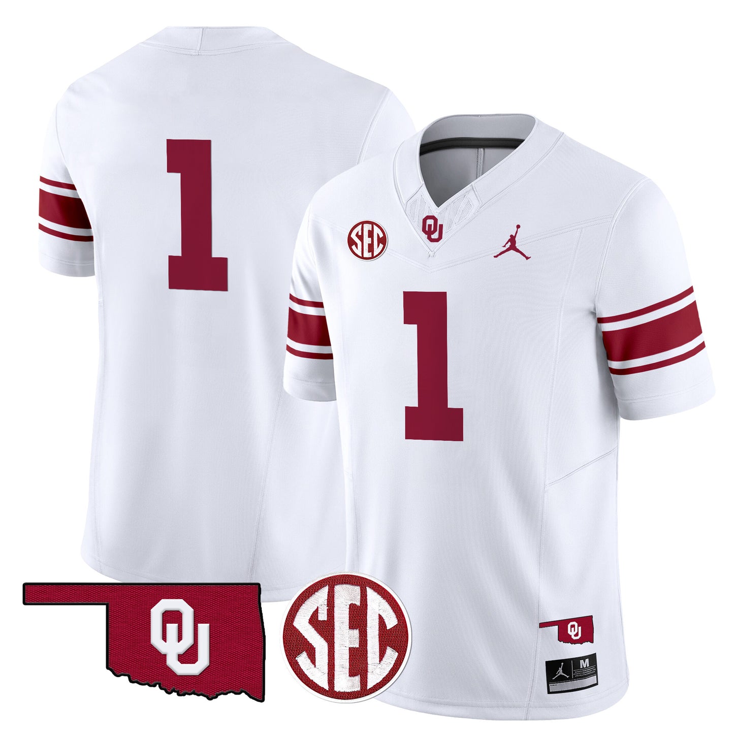 Oklahoma Sooners Throwback Vapor Limited Jersey - All Stitched