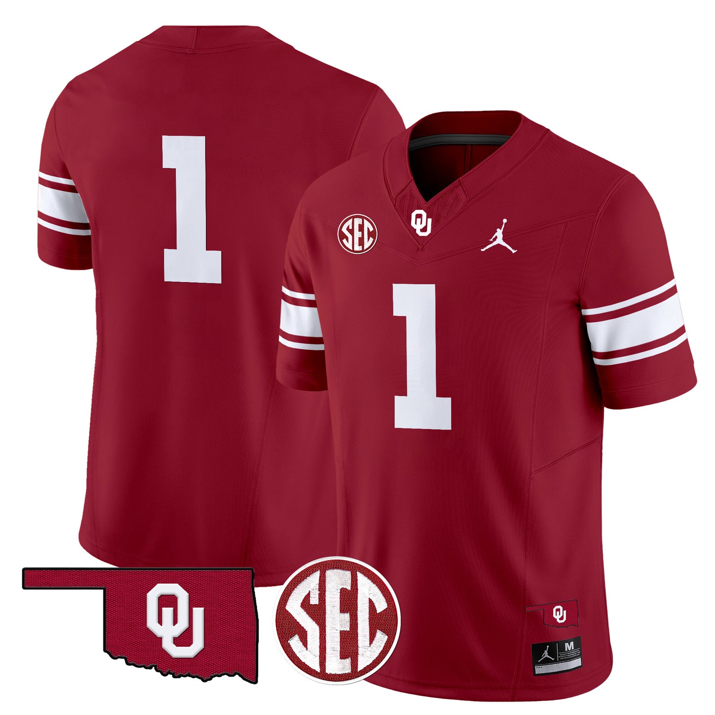 Oklahoma Sooners Throwback Vapor Limited Jersey - All Stitched