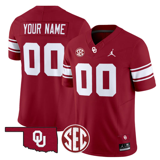 Oklahoma Sooners Throwback Vapor Limited Custom Jersey - All Stitched