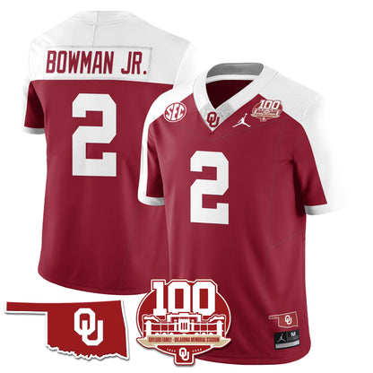 Oklahoma Sooners 1946-56 Throwback Uniforms - 100th Season - All Stitched