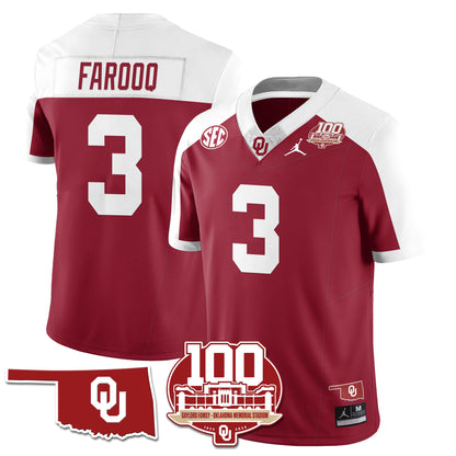 Oklahoma Sooners 1946-56 Throwback Uniforms - 100th Season - All Stitched