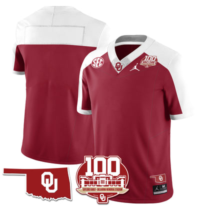 Oklahoma Sooners 1946-56 Throwback Uniforms - 100th Season - All Stitched