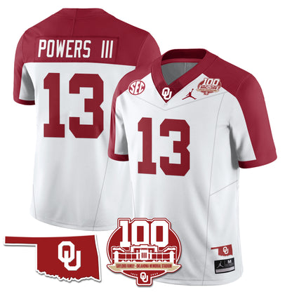 Oklahoma Sooners 1946-56 Throwback Uniforms - 100th Season - All Stitched