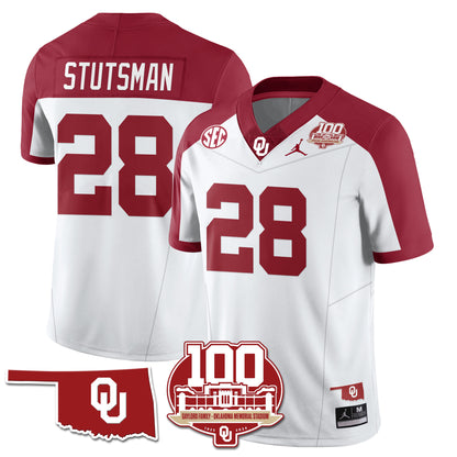 Oklahoma Sooners 1946-56 Throwback Uniforms - 100th Season - All Stitched