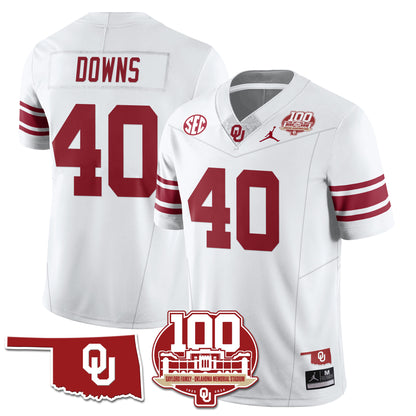 Oklahoma Sooners 1946-56 Throwback Uniforms - 100th Season - All Stitched