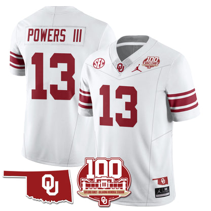 Oklahoma Sooners 1946-56 Throwback Uniforms - 100th Season - All Stitched