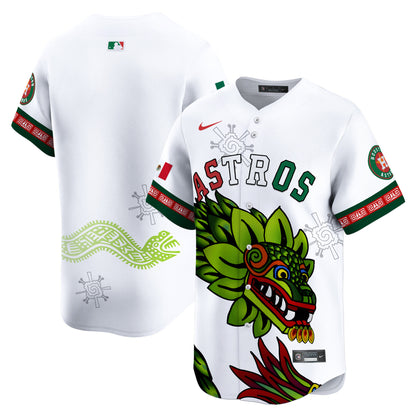 Astros Mexico Quetzalcoatl Aztec Vapor Limited Jersey - Printed