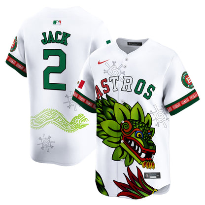 Astros Mexico Quetzalcoatl Aztec Vapor Limited Jersey - Printed