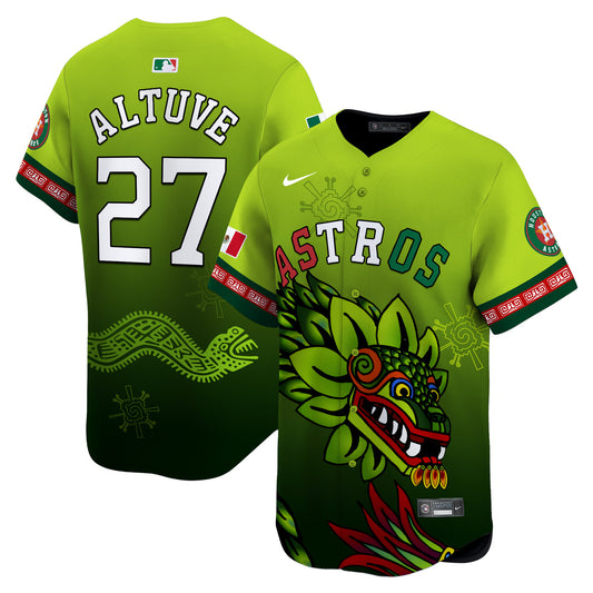 Astros Mexico Quetzalcoatl Aztec Vapor Limited Jersey - Printed