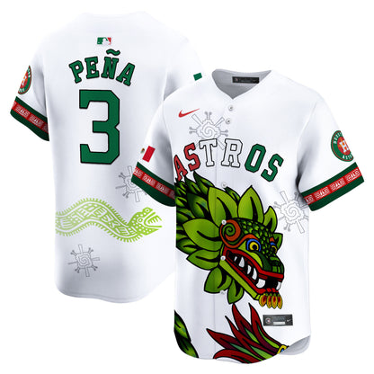 Astros Mexico Quetzalcoatl Aztec Vapor Limited Jersey - Printed